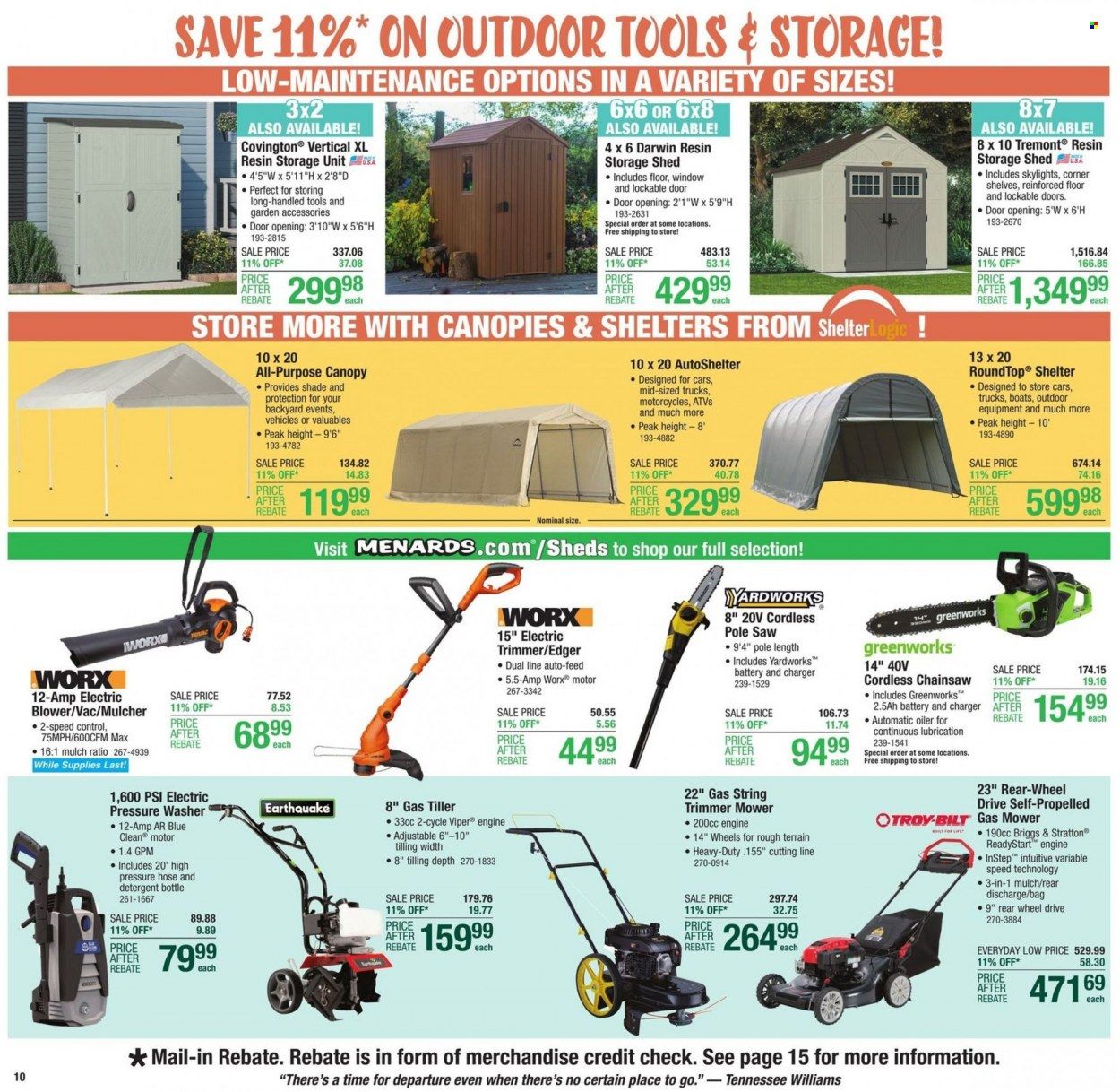 Menards Weekly Ad Flyer April 15 to April 22