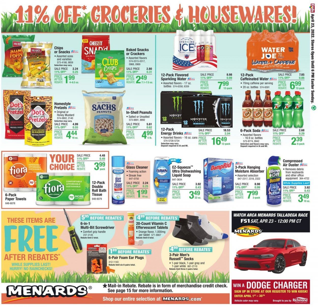 Menards Weekly Ad Flyer April 15 to April 22