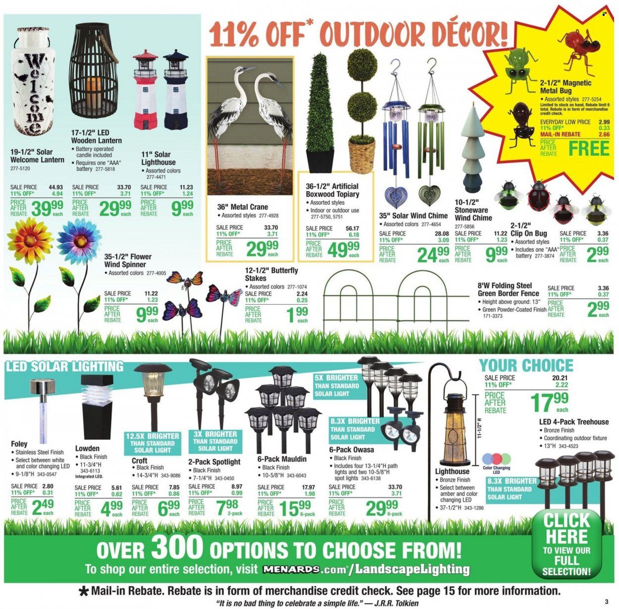 Menards Weekly Ad Flyer April 15 to April 22