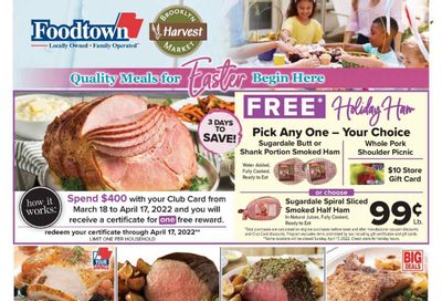 Foodtown (NJ, NY, PA) Weekly Ad Flyer April 15 to April 22