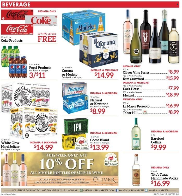 Martin’s (IN, MI) Weekly Ad Flyer April 15 to April 22