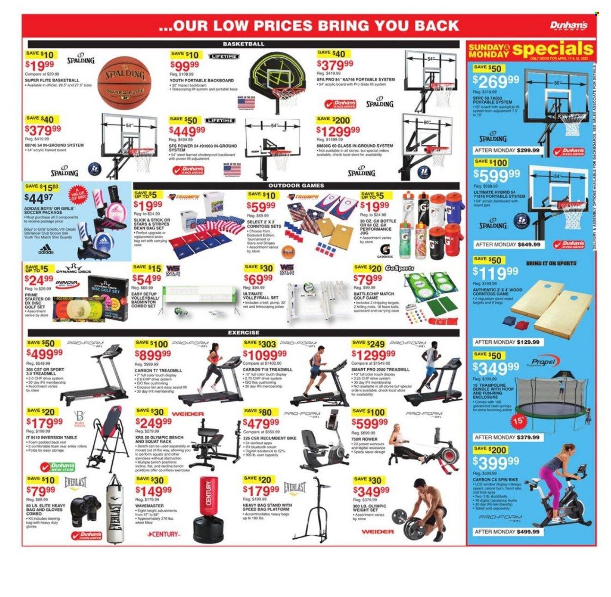 Dunham's Sports Weekly Ad Flyer April 16 to April 23