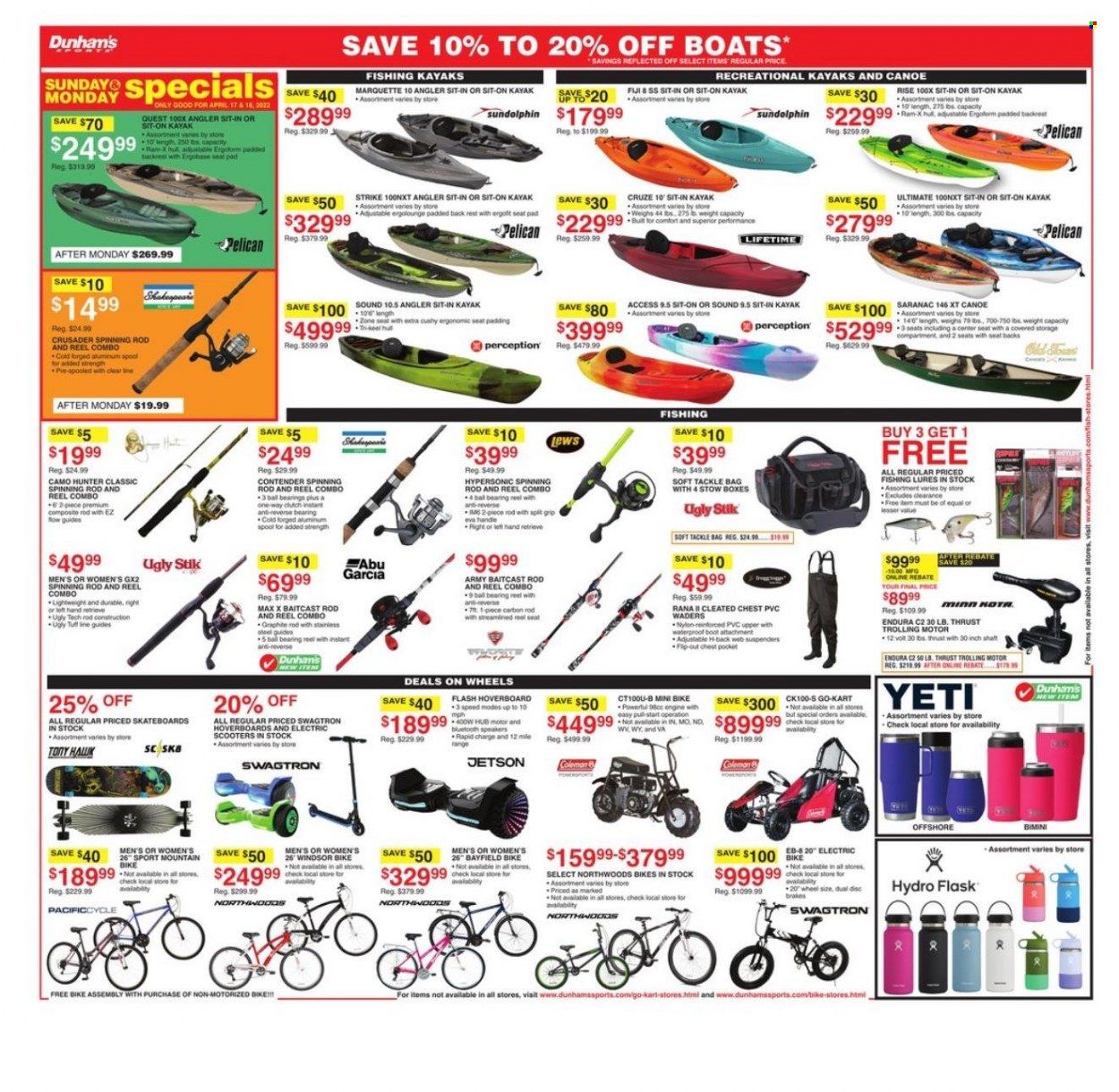 Dunham's Sports Weekly Ad Flyer April 16 to April 23