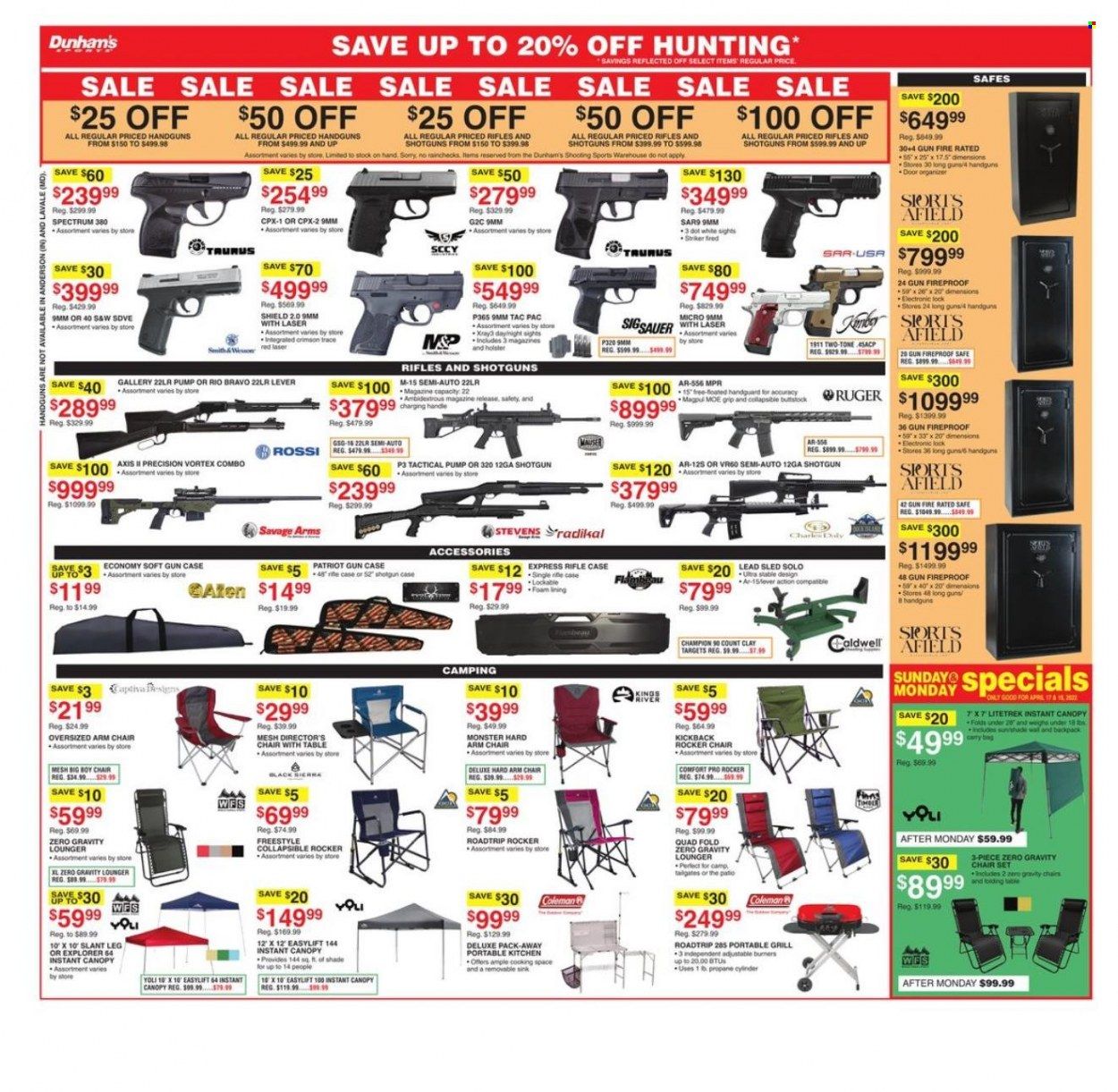 Dunham's Sports Weekly Ad Flyer April 16 to April 23