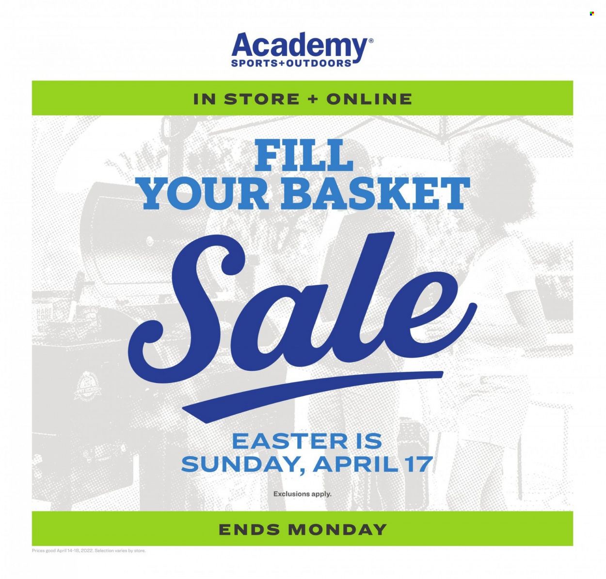 Academy Sports (AL, AR, GA, LA, MO, NC, SC, TN, TX) Weekly Ad Flyer April 17 to April 24