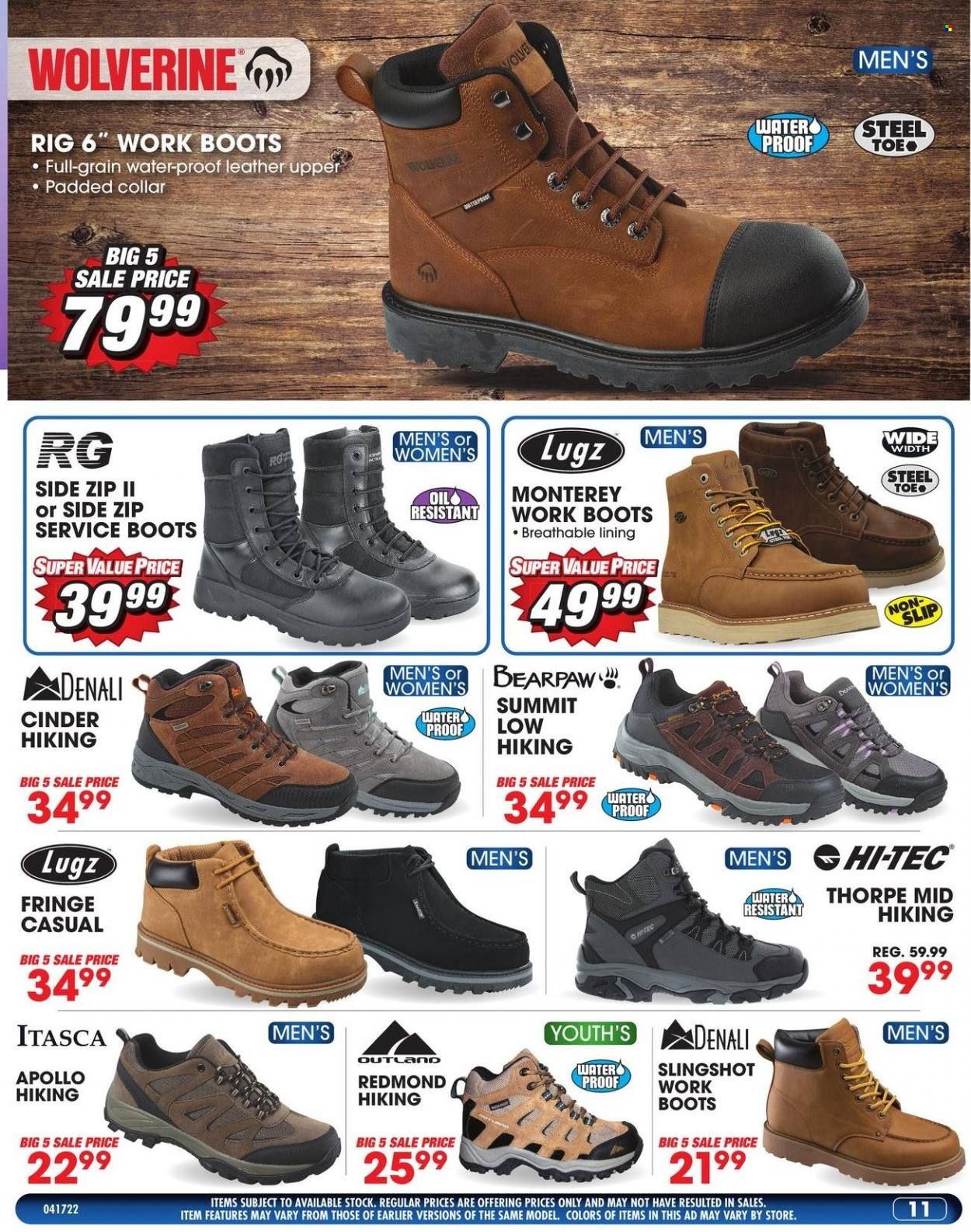 Big 5 (AZ, CA, CO, ID, NM, OR, UT, WA) Weekly Ad Flyer April 17 to April 24