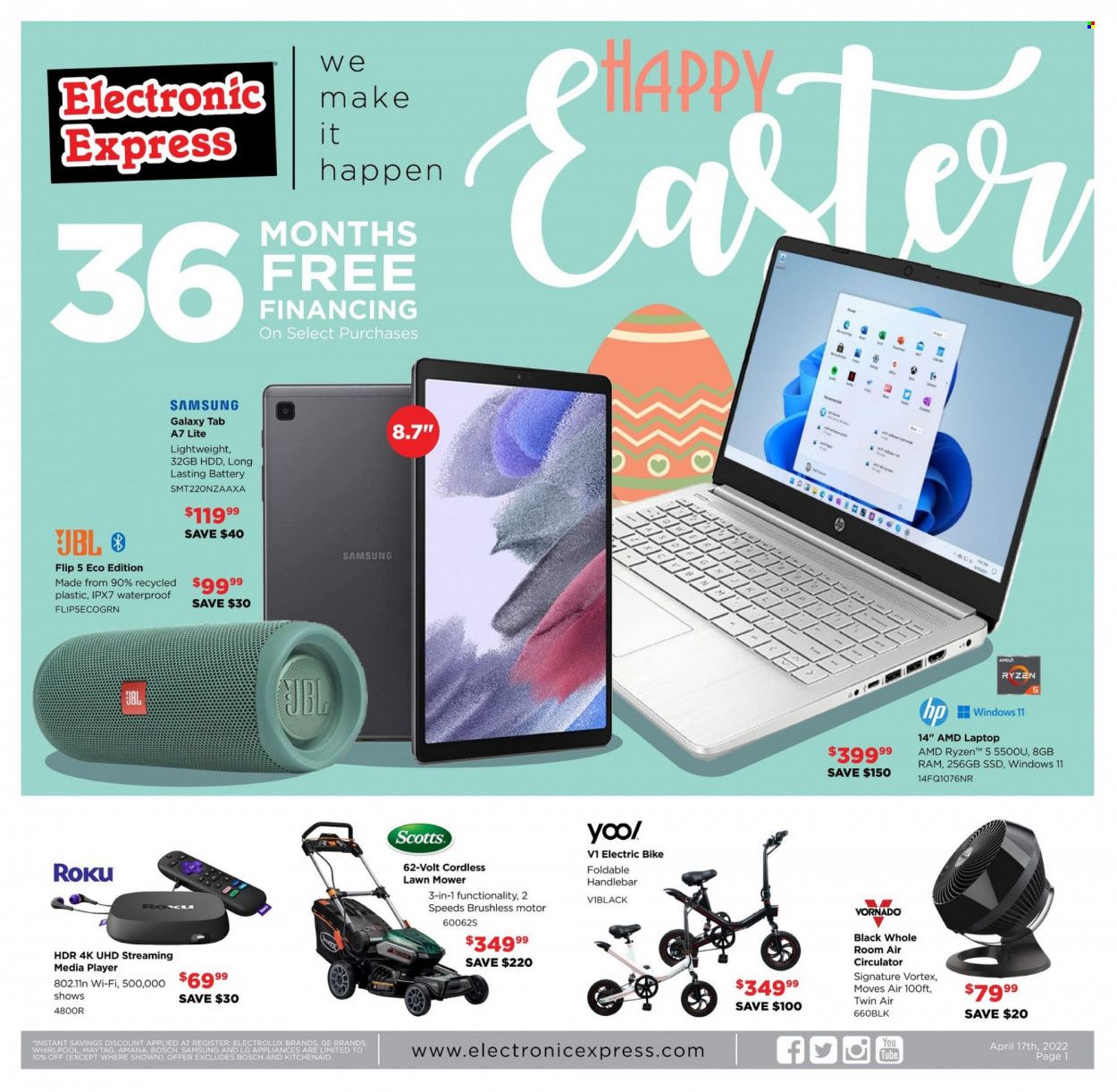 Electronic Express (AL, TN) Weekly Ad Flyer April 17 to April 24