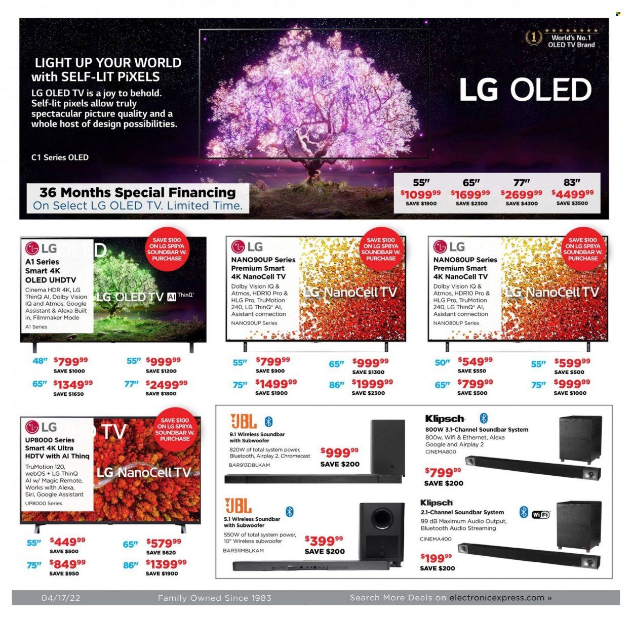 Electronic Express (AL, TN) Weekly Ad Flyer April 17 to April 24