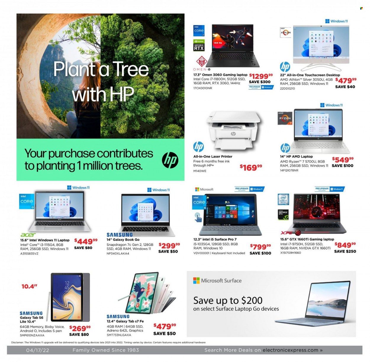 Electronic Express (AL, TN) Weekly Ad Flyer April 17 to April 24