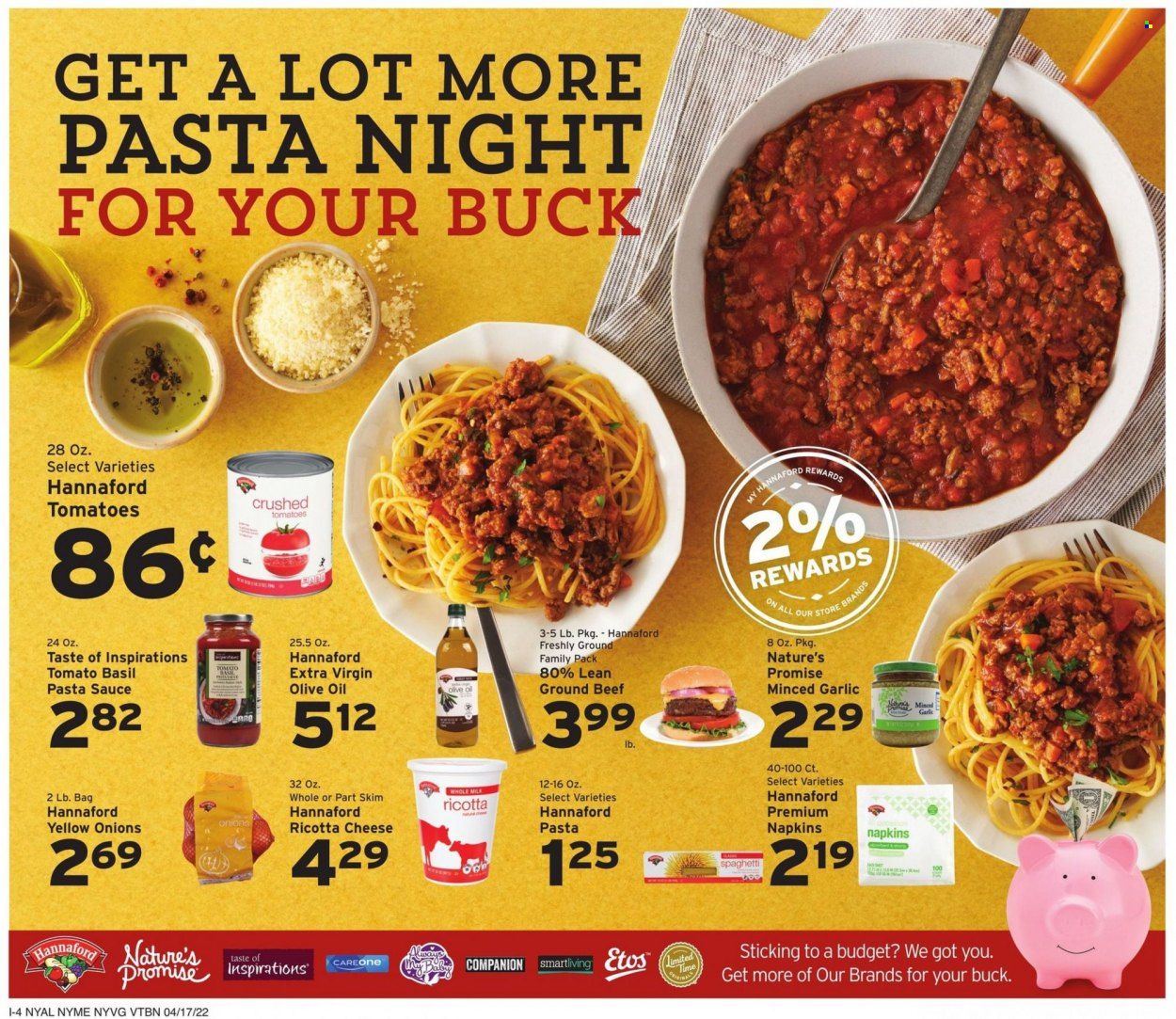 Hannaford (NY) Weekly Ad Flyer April 17 to April 24
