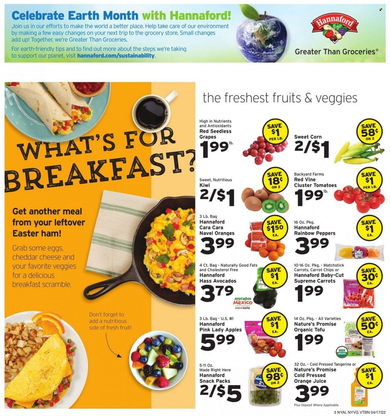 Hannaford (NY) Weekly Ad Flyer April 17 to April 24