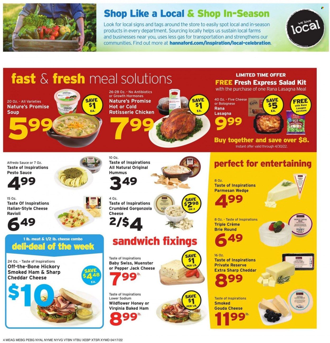Hannaford (NY) Weekly Ad Flyer April 17 to April 24