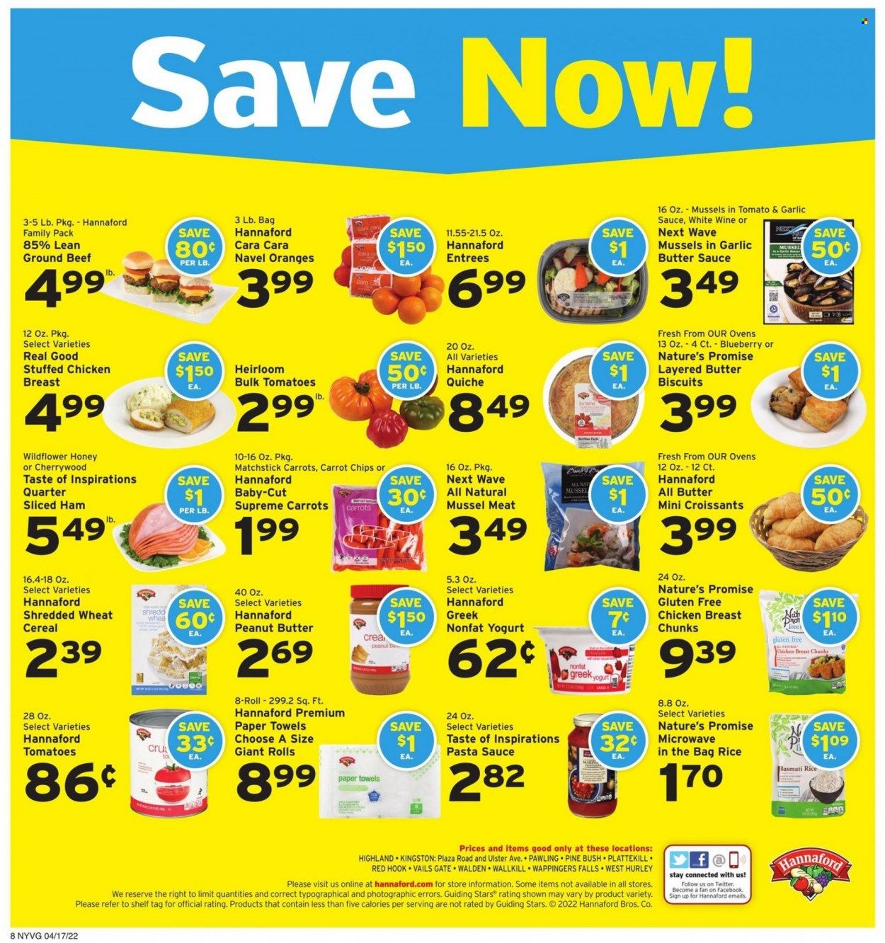 Hannaford (NY) Weekly Ad Flyer April 17 to April 24