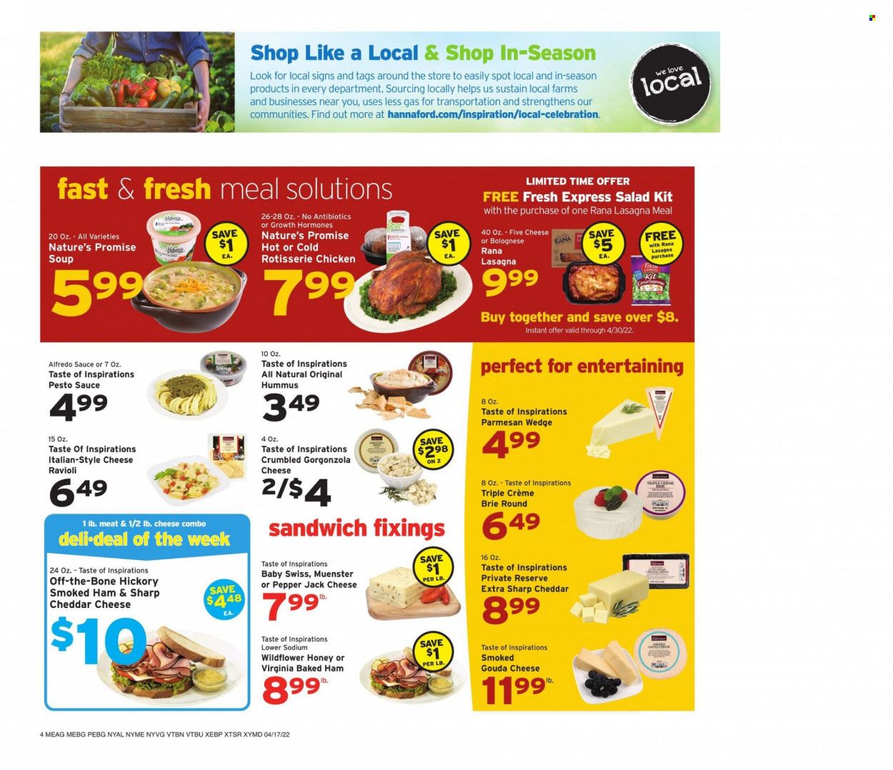 Hannaford (VT) Weekly Ad Flyer April 17 to April 24