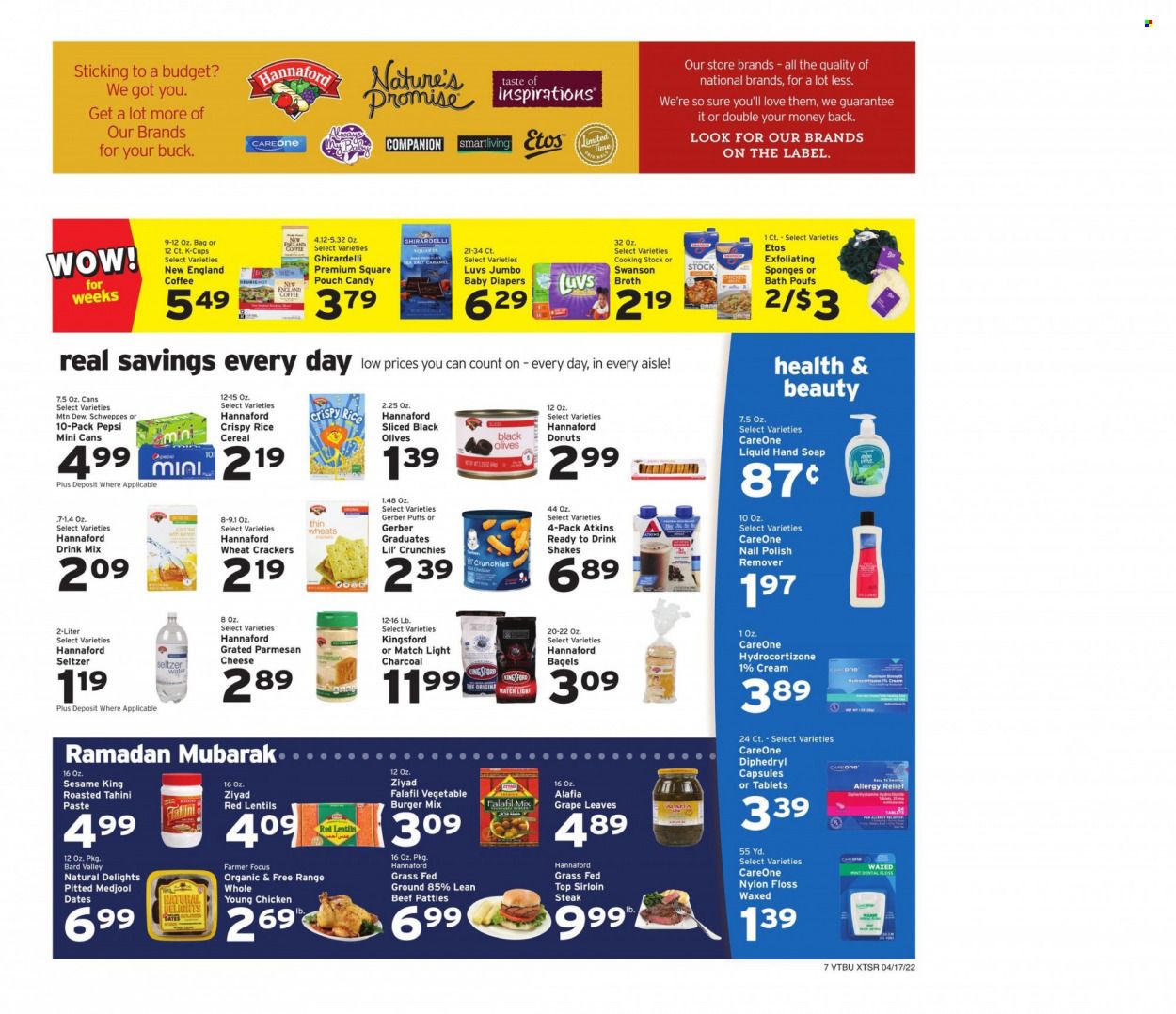 Hannaford (VT) Weekly Ad Flyer April 17 to April 24