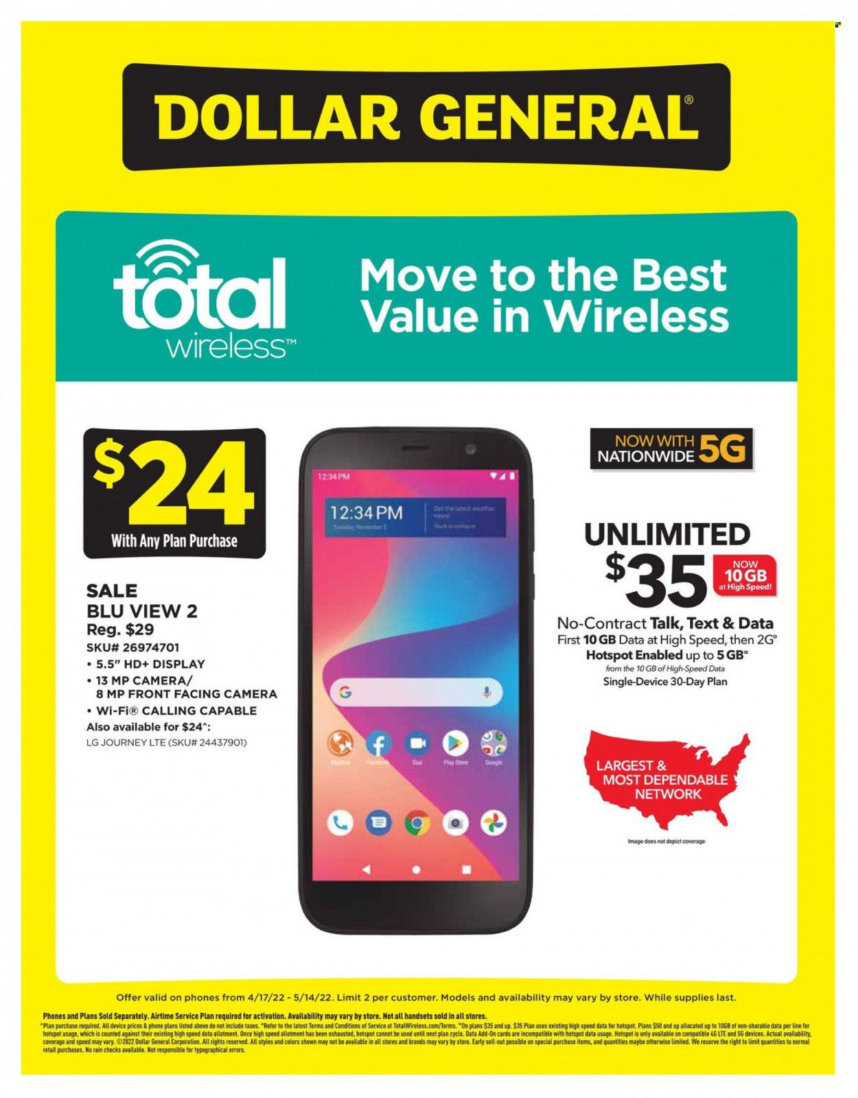 Dollar General Weekly Ad Flyer April 17 to April 24