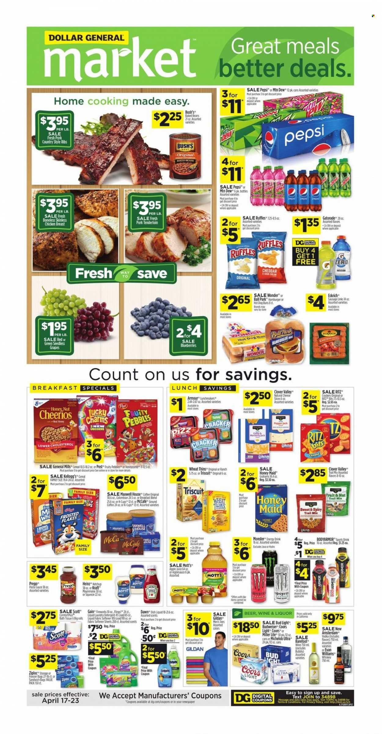 Dollar General (CA) Weekly Ad Flyer April 18 to April 25