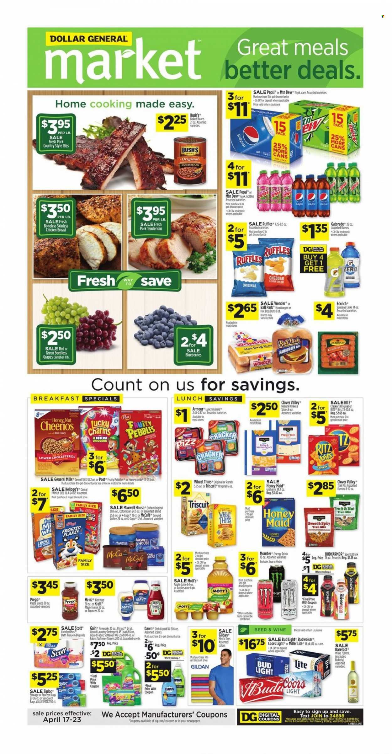 Dollar General (LA) Weekly Ad Flyer April 18 to April 25