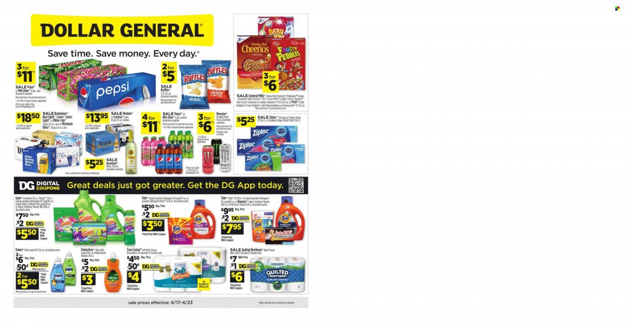Dollar General (CA, NV) Weekly Ad Flyer April 18 to April 25