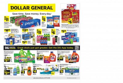 Dollar General (CA, NV) Weekly Ad Flyer April 18 to April 25