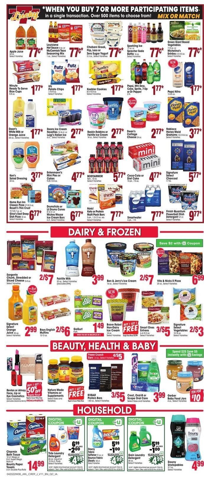 Jewel Osco (IA) Weekly Ad Flyer April 19 to April 26