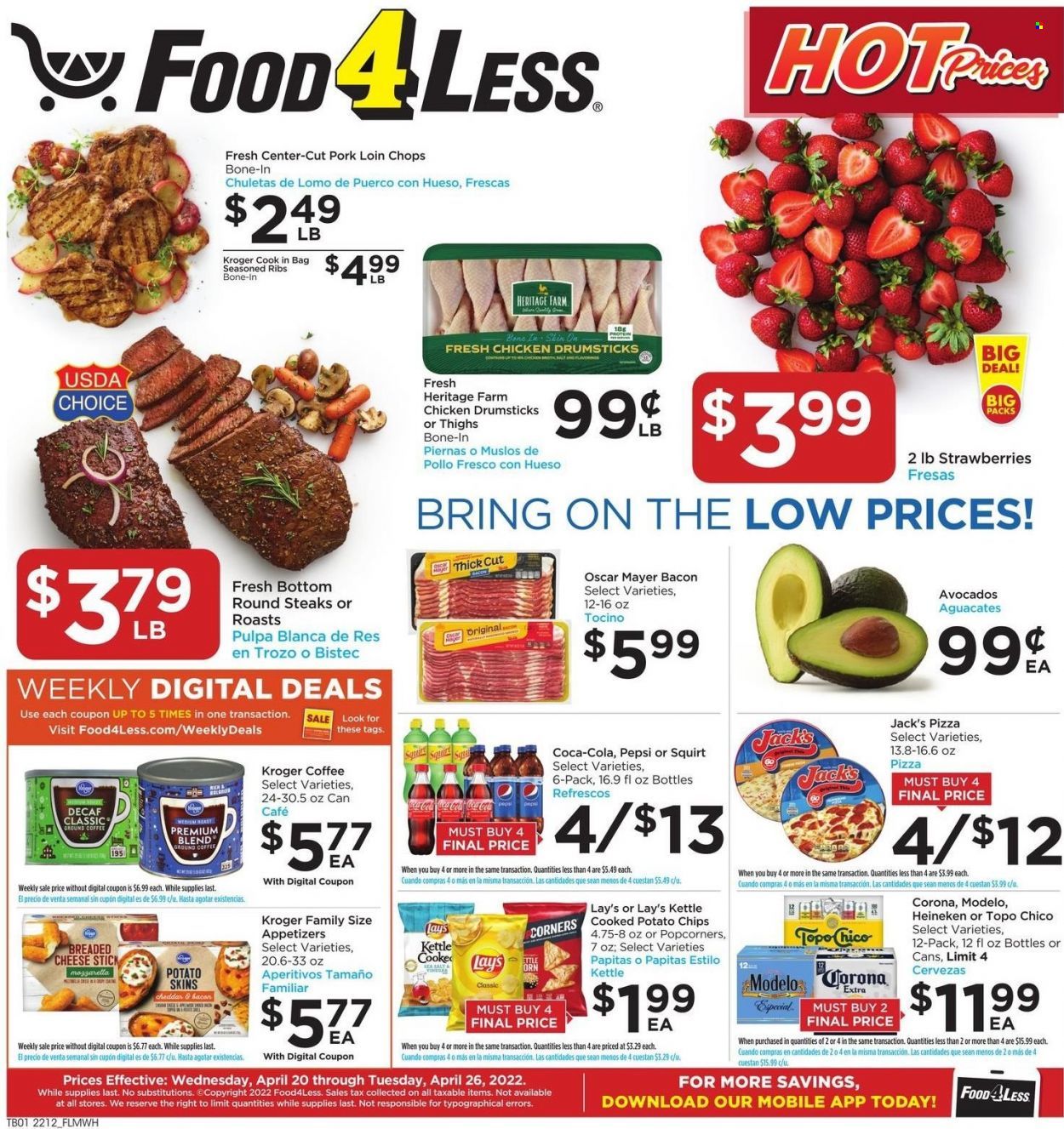 Food 4 Less (IL) Weekly Ad Flyer April 19 to April 26