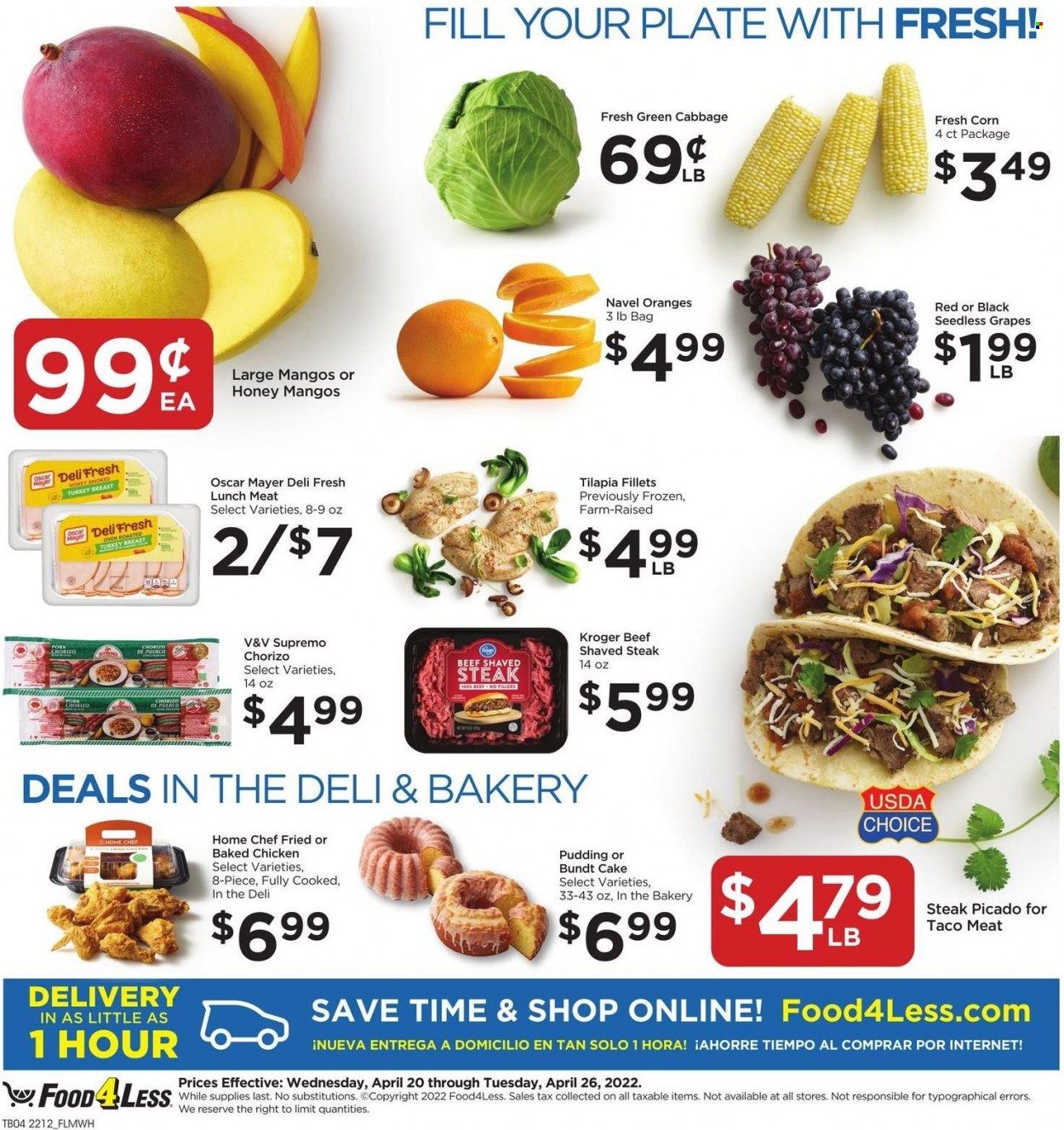 Food 4 Less (IL) Weekly Ad Flyer April 19 to April 26