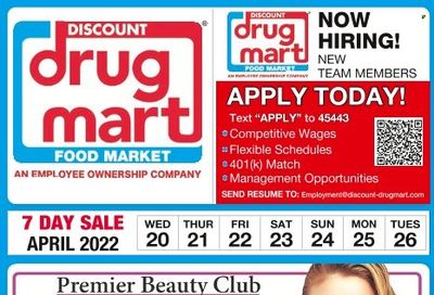 Discount Drug Mart (OH) Weekly Ad Flyer April 19 to April 26