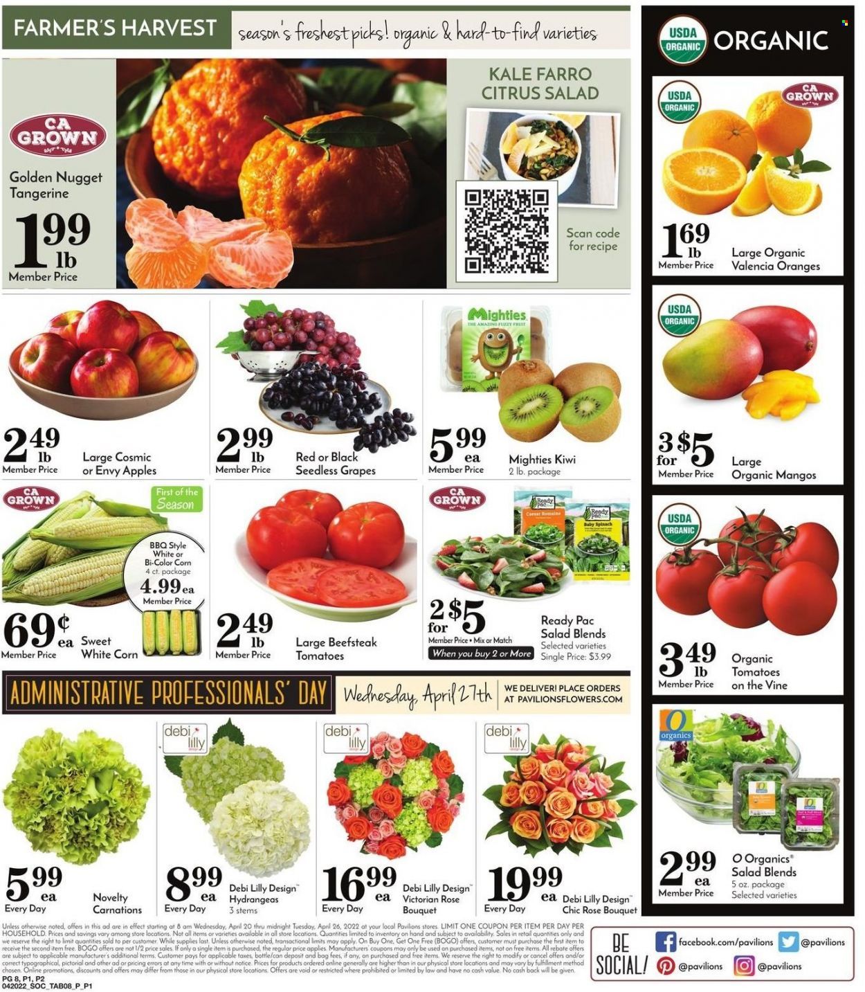 Pavilions (CA) Weekly Ad Flyer April 19 to April 26