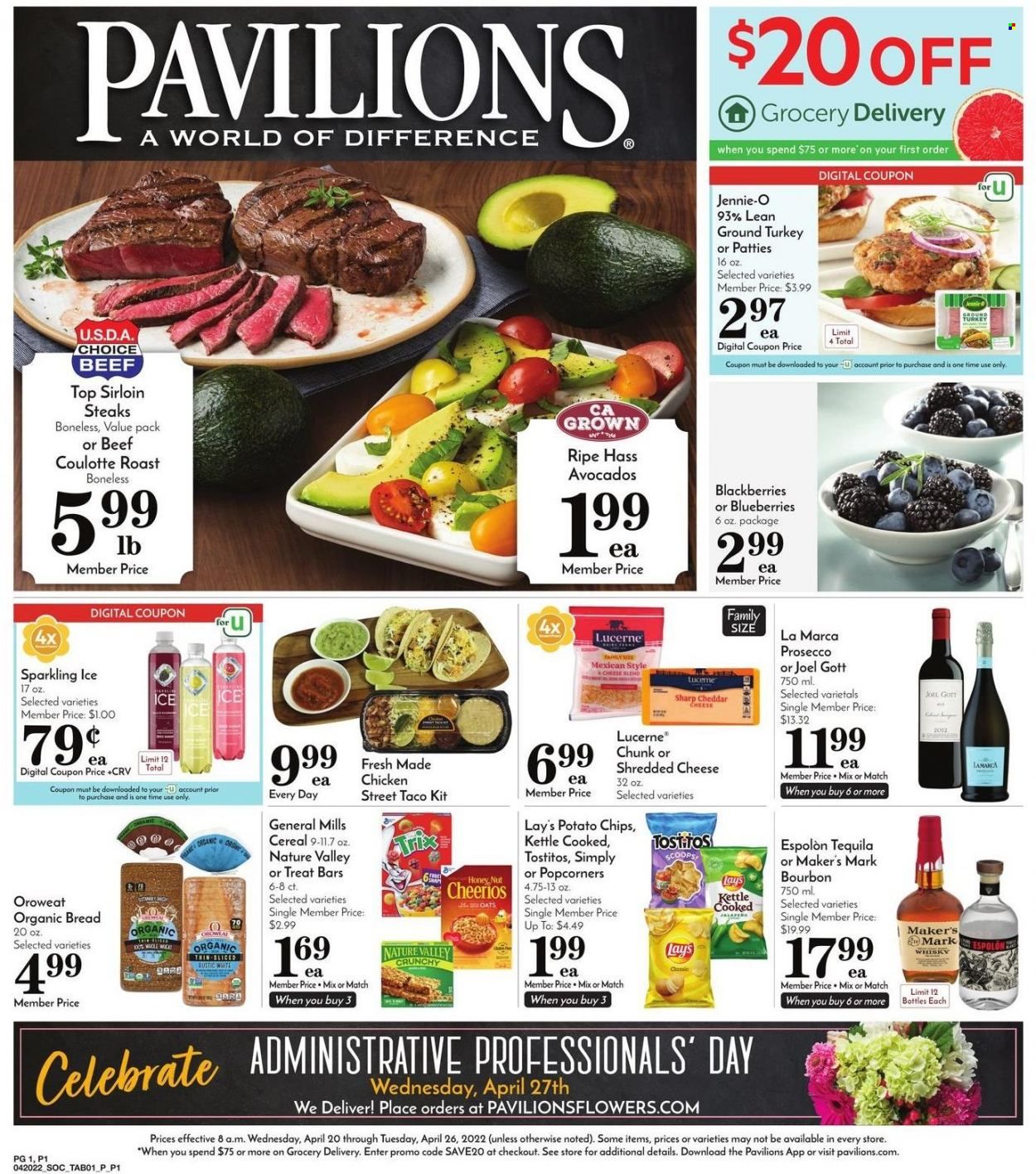 Pavilions (CA) Weekly Ad Flyer April 19 to April 26