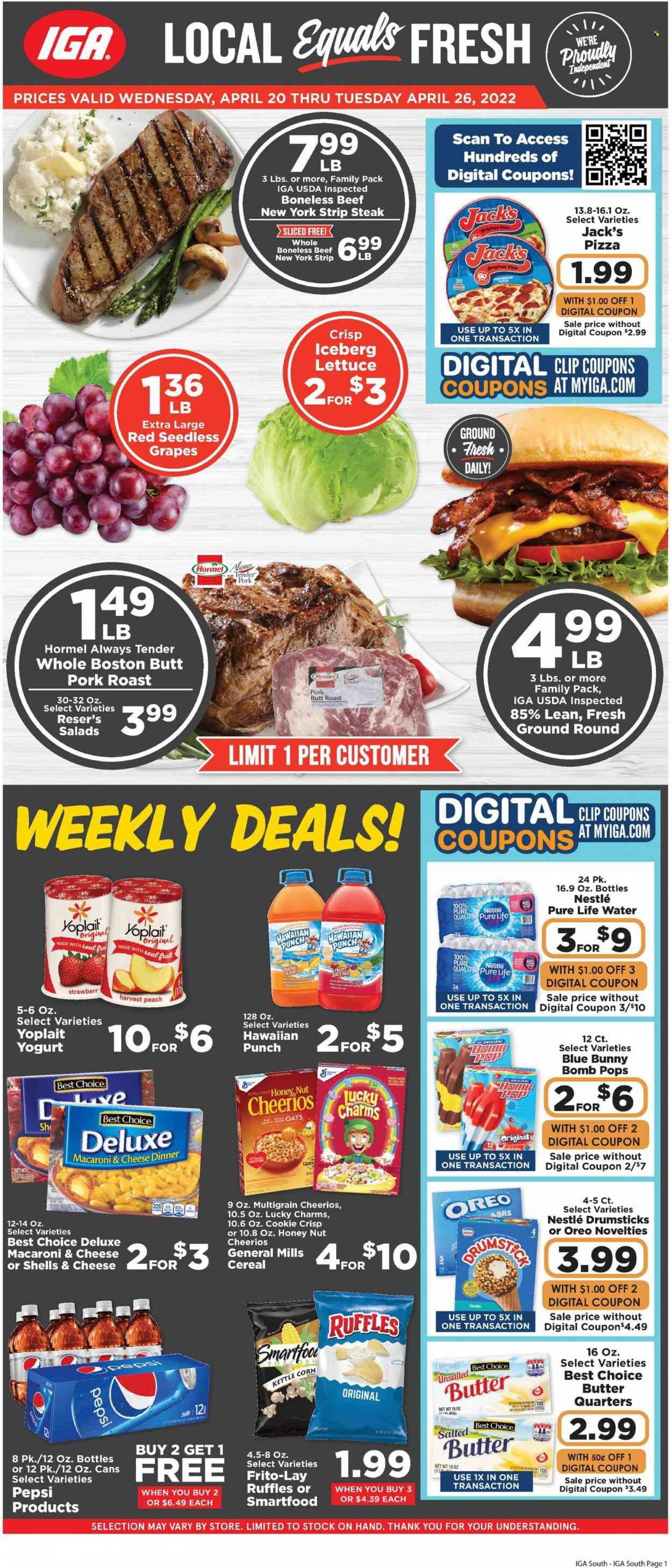 IGA Weekly Ad Flyer April 19 to April 26