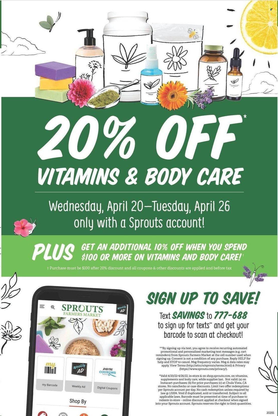 Sprouts Weekly Ad Flyer April 19 to April 26