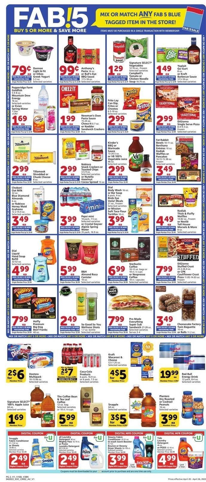 Vons (CA) Weekly Ad Flyer April 19 to April 26