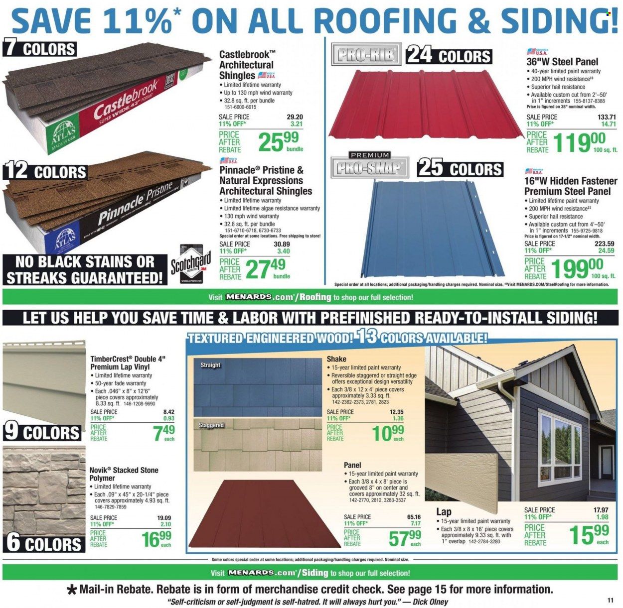 Menards Weekly Ad Flyer April 20 to April 27