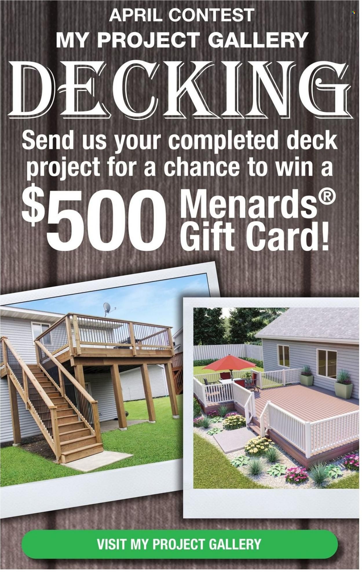 Menards Weekly Ad Flyer April 20 to April 27