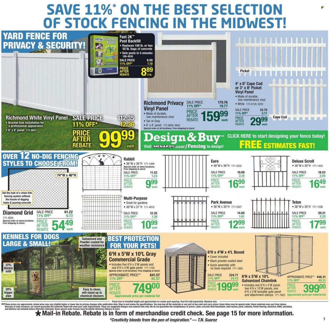 Menards Weekly Ad Flyer April 20 to April 27