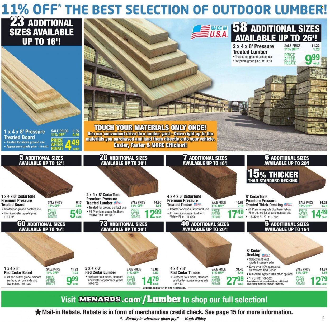 Menards Weekly Ad Flyer April 20 to April 27