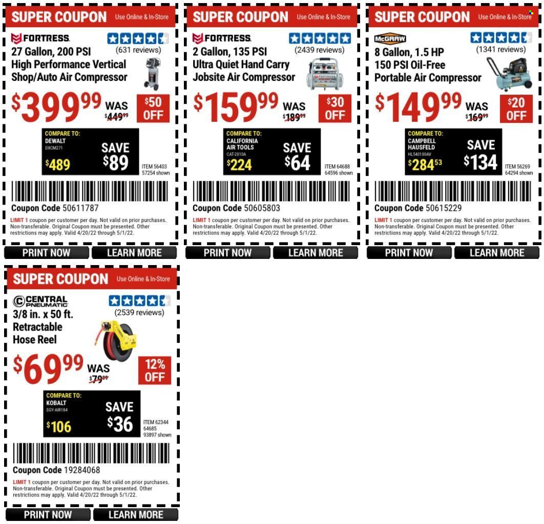 Harbor Freight Weekly Ad Flyer April 21 to April 28