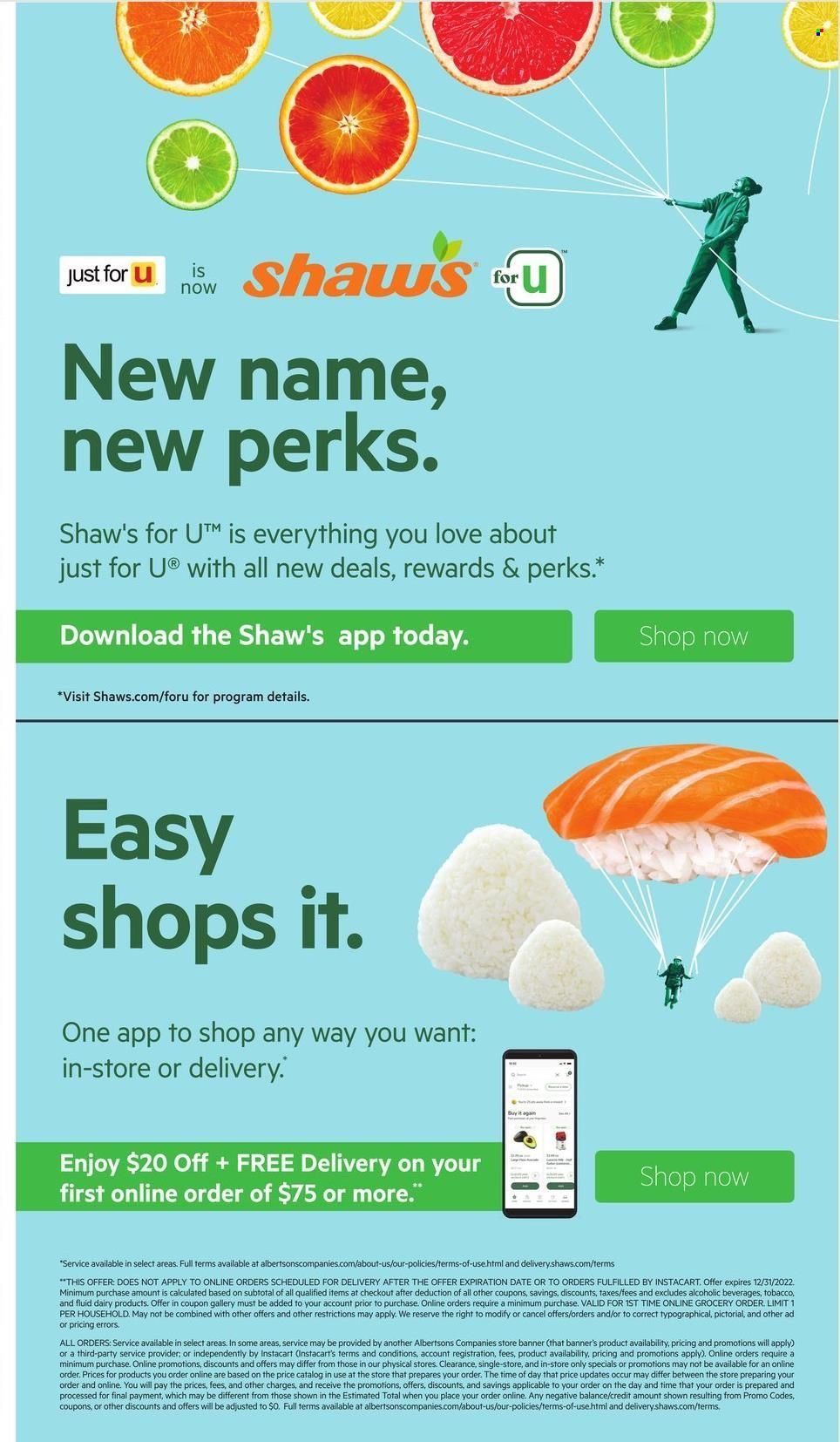 Shaw’s (MA, ME, NH, RI, VT) Weekly Ad Flyer April 21 to April 28