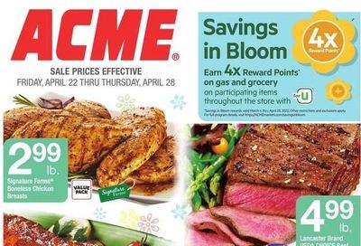 ACME (DE, NJ, NY, PA) Weekly Ad Flyer April 21 to April 28