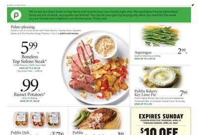 Publix (AL, FL, GA, NC, SC, TN) Weekly Ad Flyer April 21 to April 28