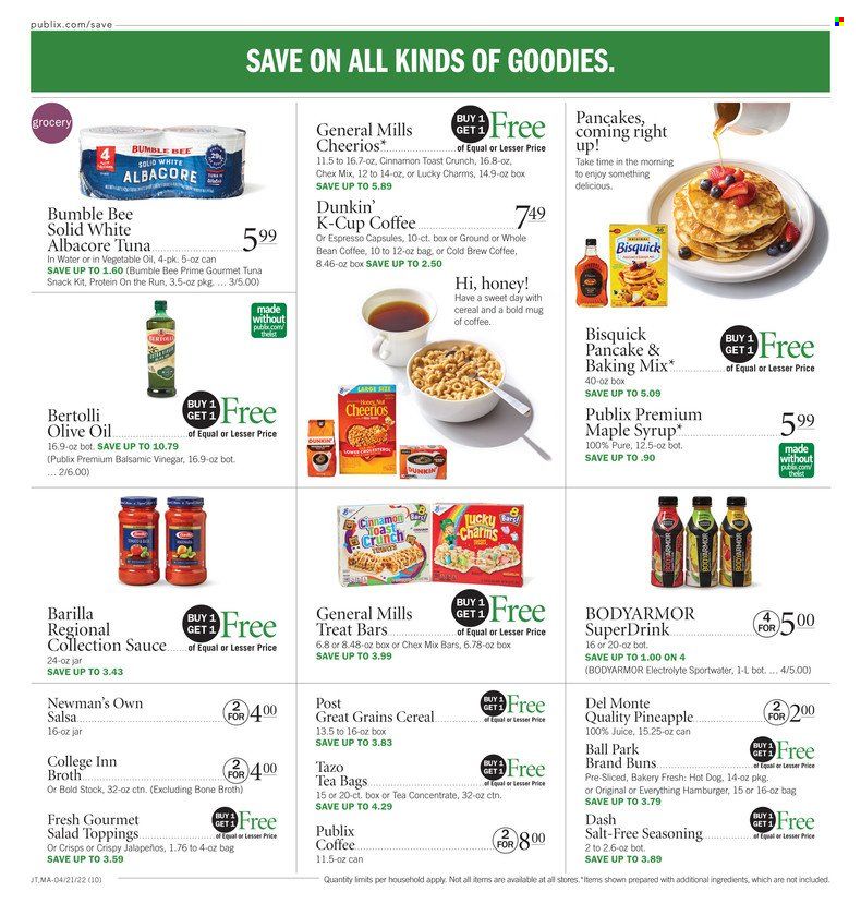 Publix (AL, FL, GA, NC, SC, TN) Weekly Ad Flyer April 21 to April 28
