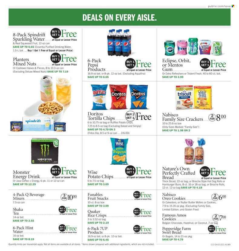 Publix (AL, FL, GA, NC, SC, TN) Weekly Ad Flyer April 21 to April 28