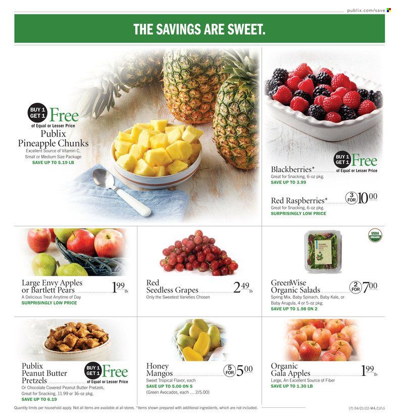 Publix (AL, FL, GA, NC, SC, TN) Weekly Ad Flyer April 21 to April 28