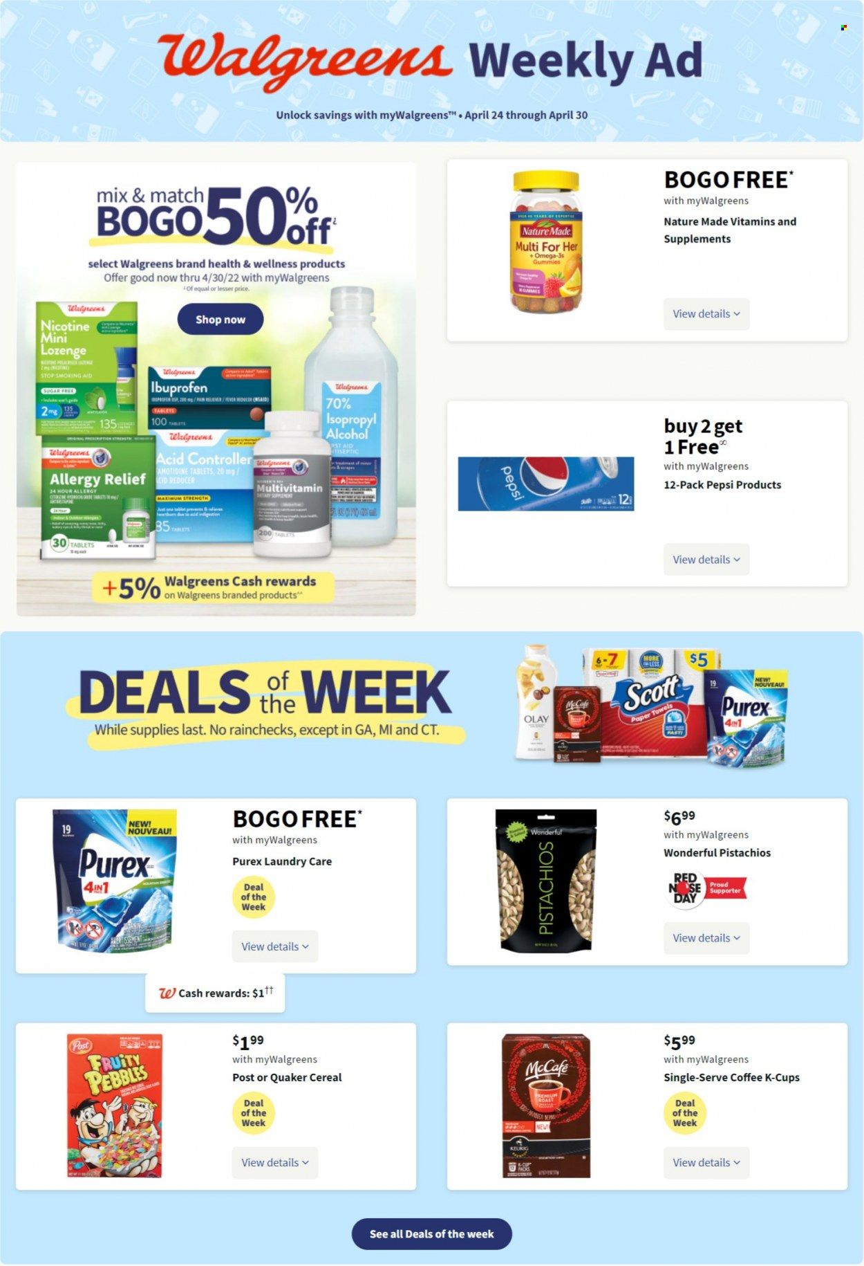Walgreens Weekly Ad Flyer April 21 to April 28