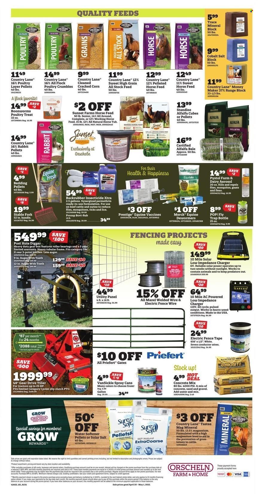 Orscheln Farm and Home (IA, IN, KS, MO, NE, OK) Weekly Ad Flyer April 21 to April 28