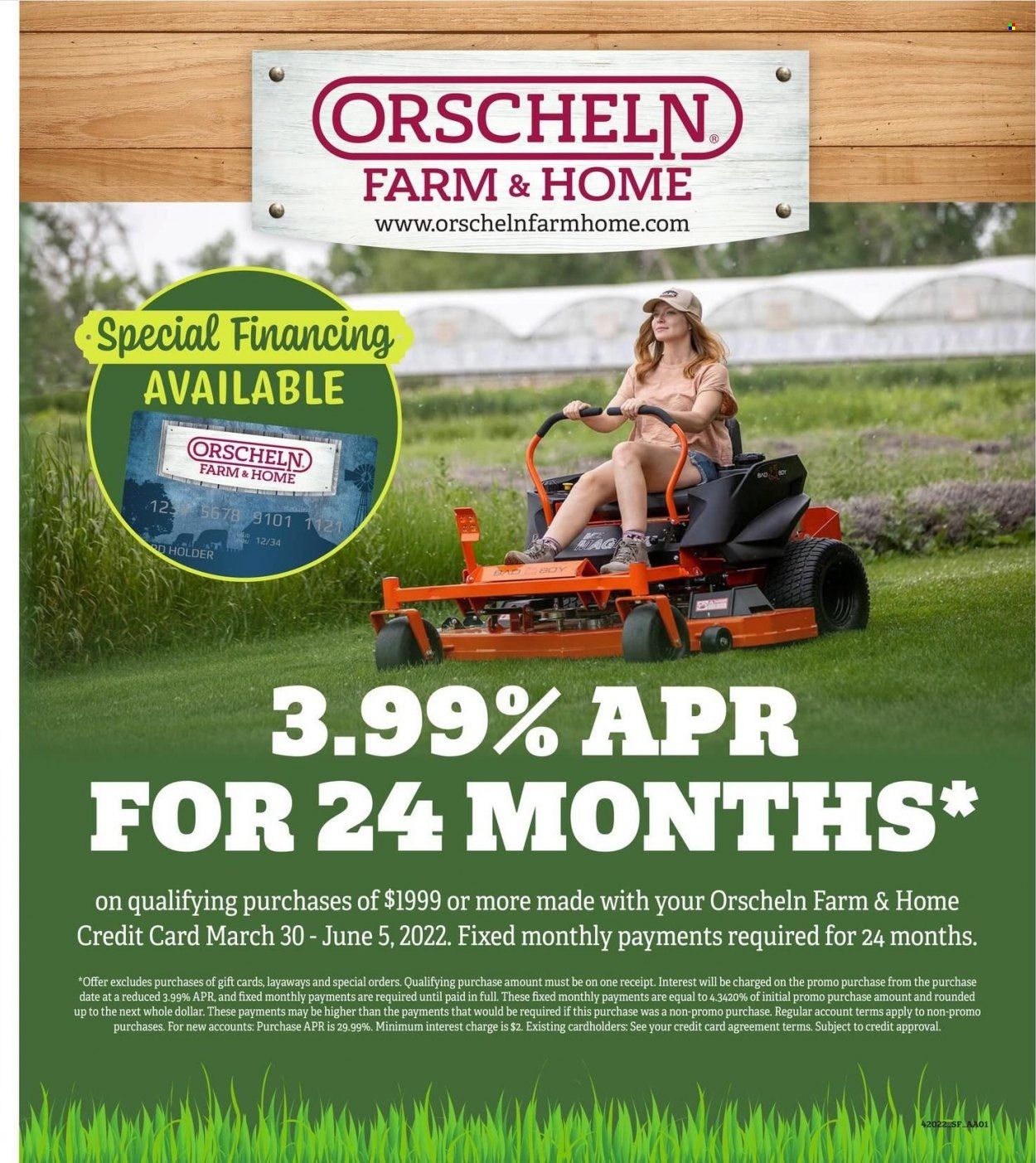 Orscheln Farm and Home (IA, IN, KS, MO, NE, OK) Weekly Ad Flyer April 21 to April 28