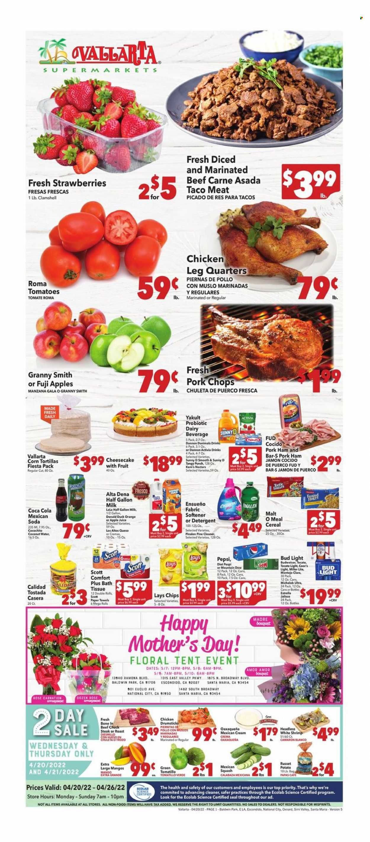 Vallarta (CA) Weekly Ad Flyer April 21 to April 28