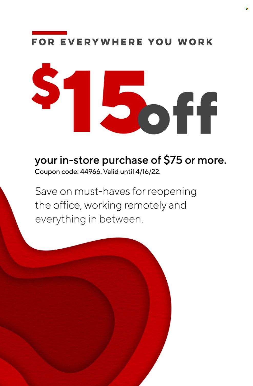 Staples Weekly Ad Flyer April 21 to April 28