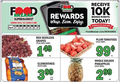 Food Bazaar (CT, NJ, NY) Weekly Ad Flyer April 21 to April 28